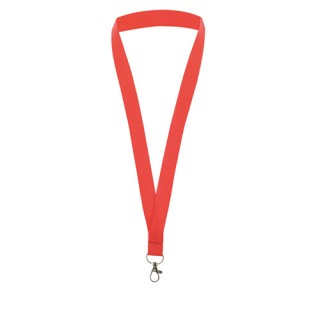 Lanyards para acreditaciones con mosquetón metálico